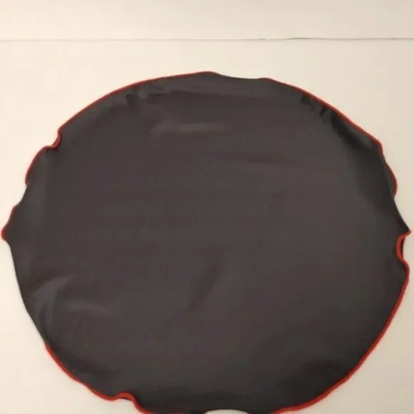 Black and Red Silk Scarf - Picture 3 of 3